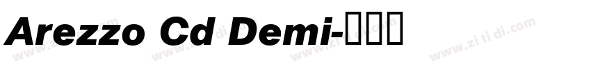Arezzo Cd Demi字体转换